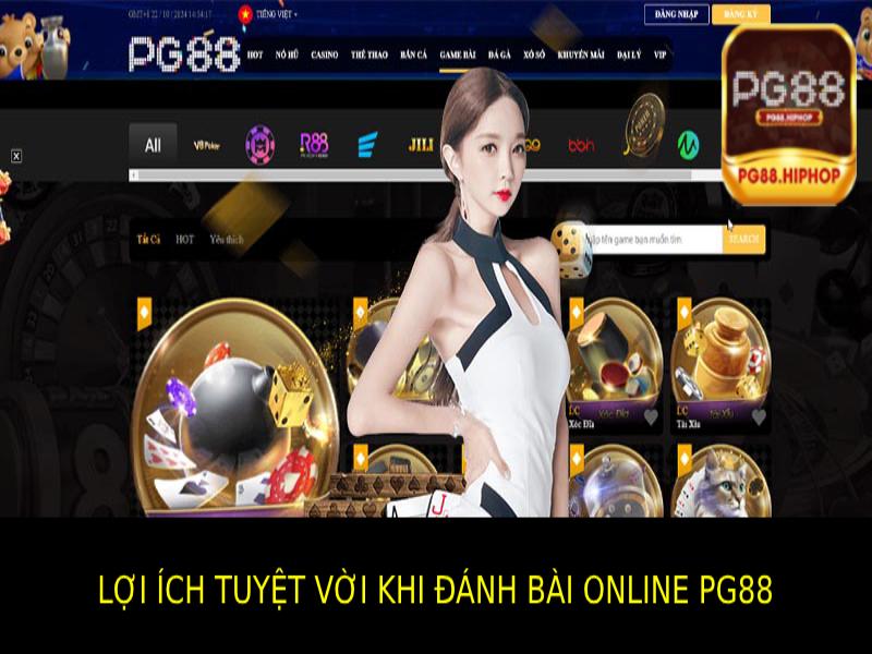 Những Lợi Ích Tuyệt Vời Khi Tham Gia Đánh Bài Online Pg88